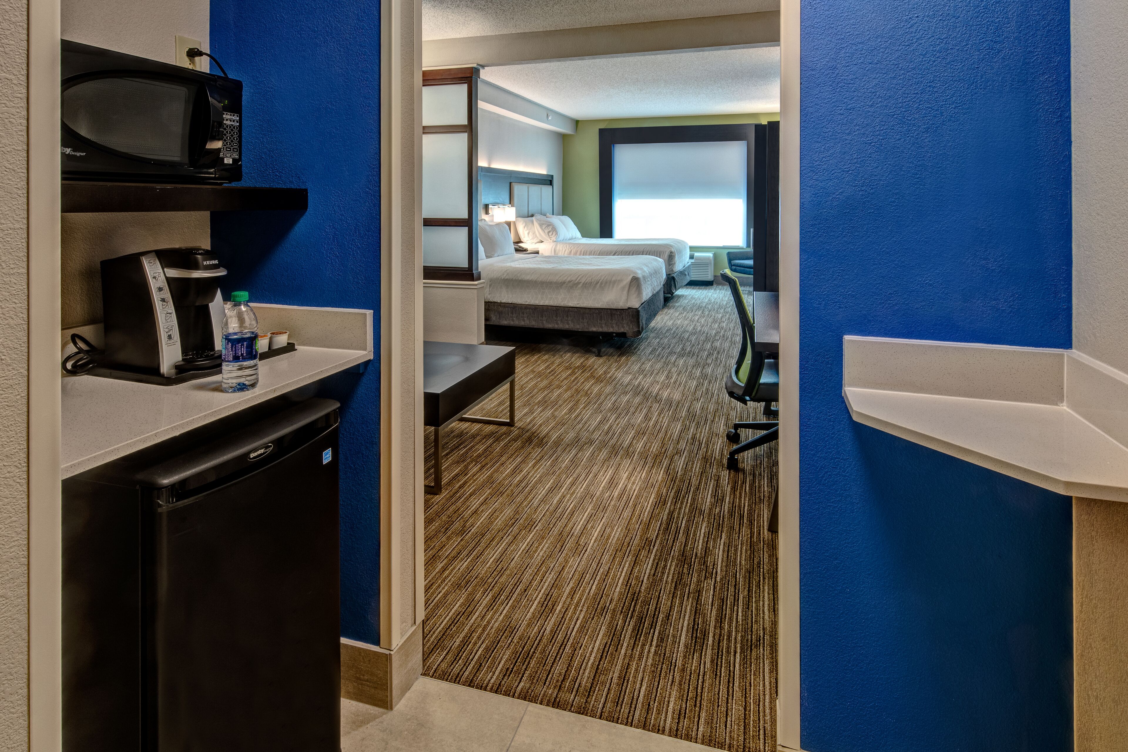 suite, 2 queen beds, accessible (communication) | in-room safe, desk, blackout curtains, iron/ironing board