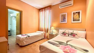 Down comforters, in-room safe, blackout drapes, soundproofing