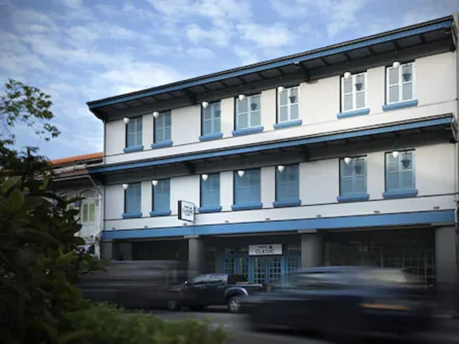 Front of property – evening/night