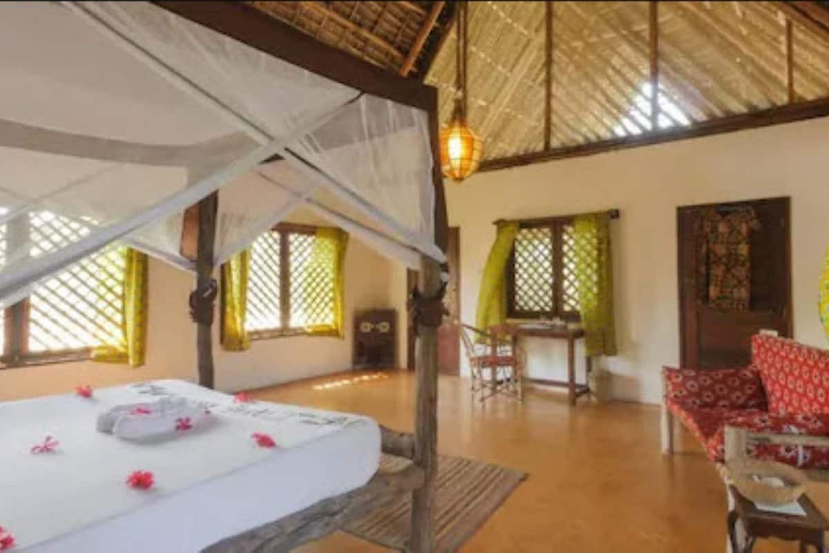 Honeymoon suite, 1 kingsize bed | Luxe beddengoed, een kluis op de kamer, een bureau, gratis wifi
