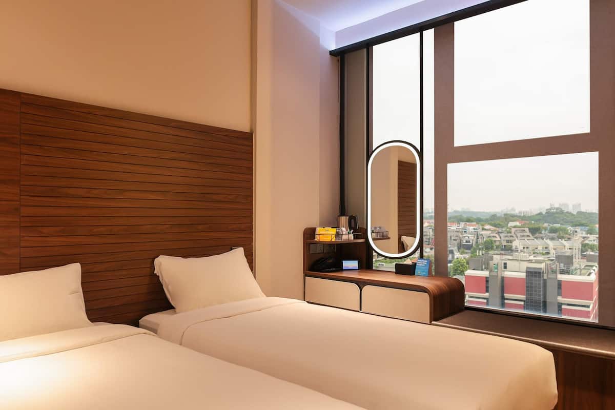 Superior Room, 2 Twin Beds (Ambient Lighting, Ergonomic Mattress) | In-room safe, iron/ironing board, free WiFi, bed sheets