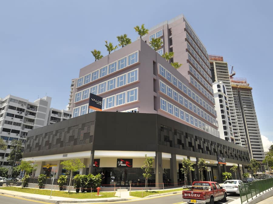 Fachada de la propiedad