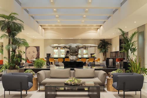 Lobby sitting area