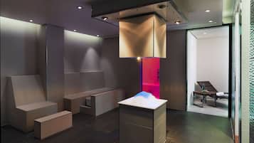 Sauna, dampbad, massagebehandlinger