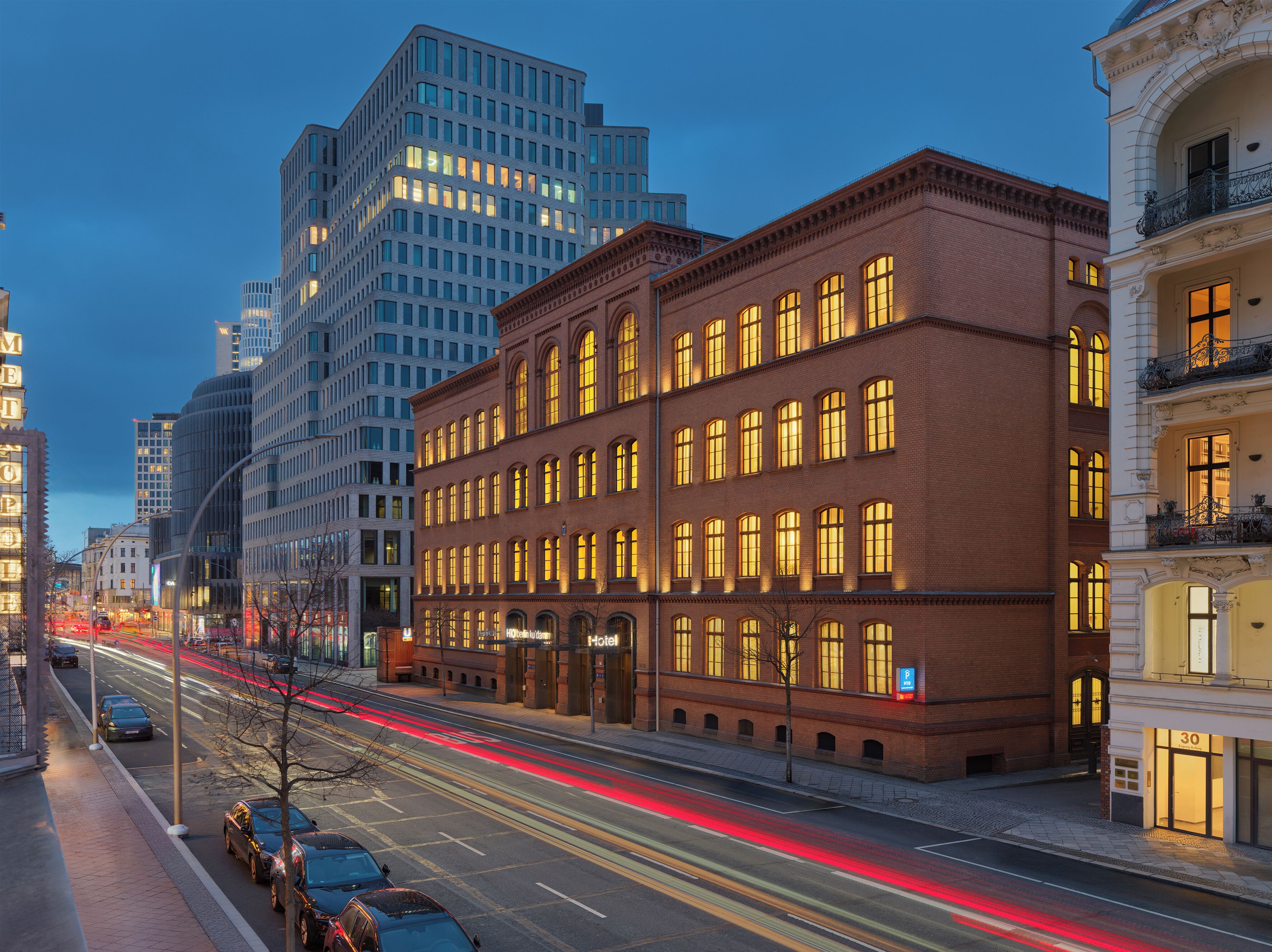 Front of property - evening/night