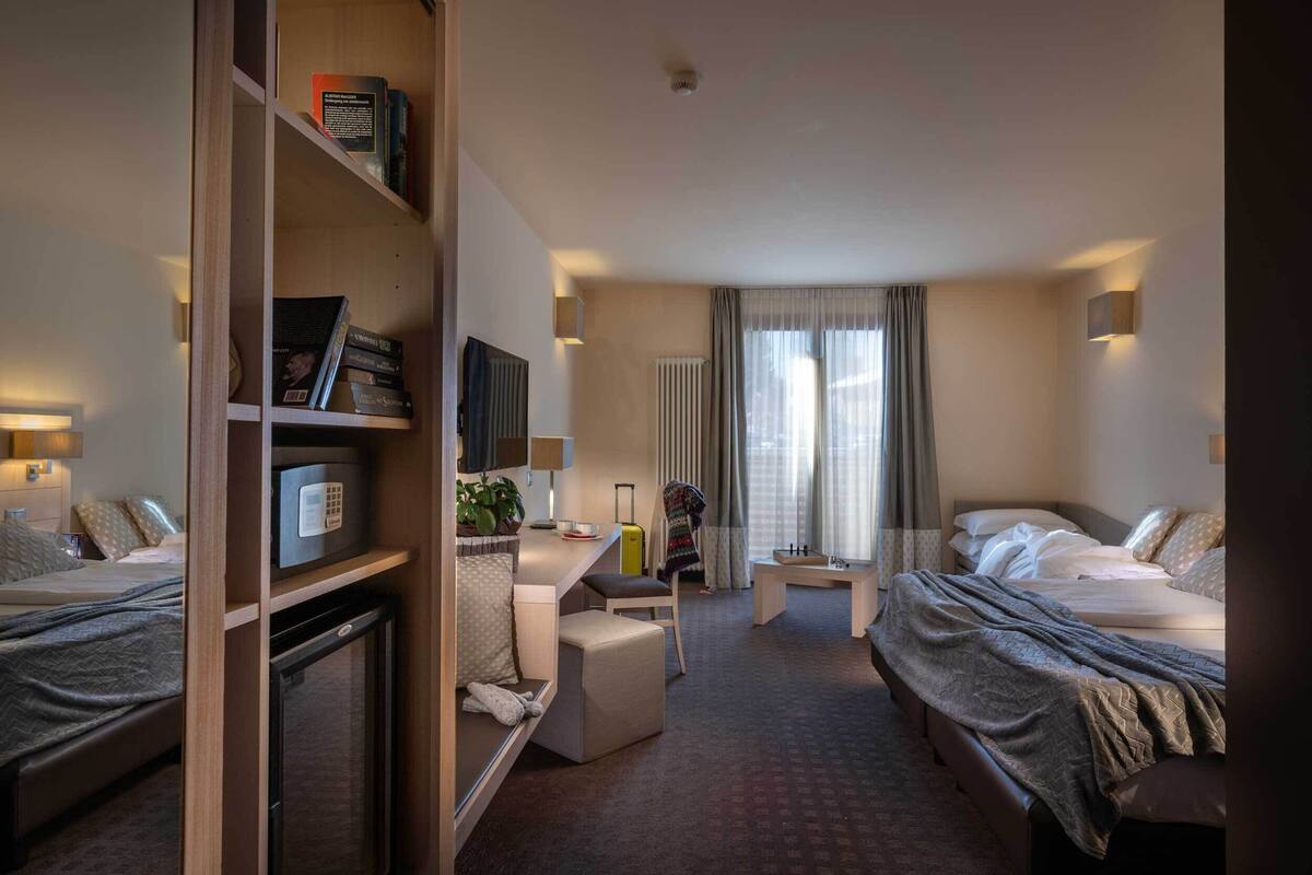 comfort quadruple room | egyptian cotton sheets, premium bedding, down duvets, minibar