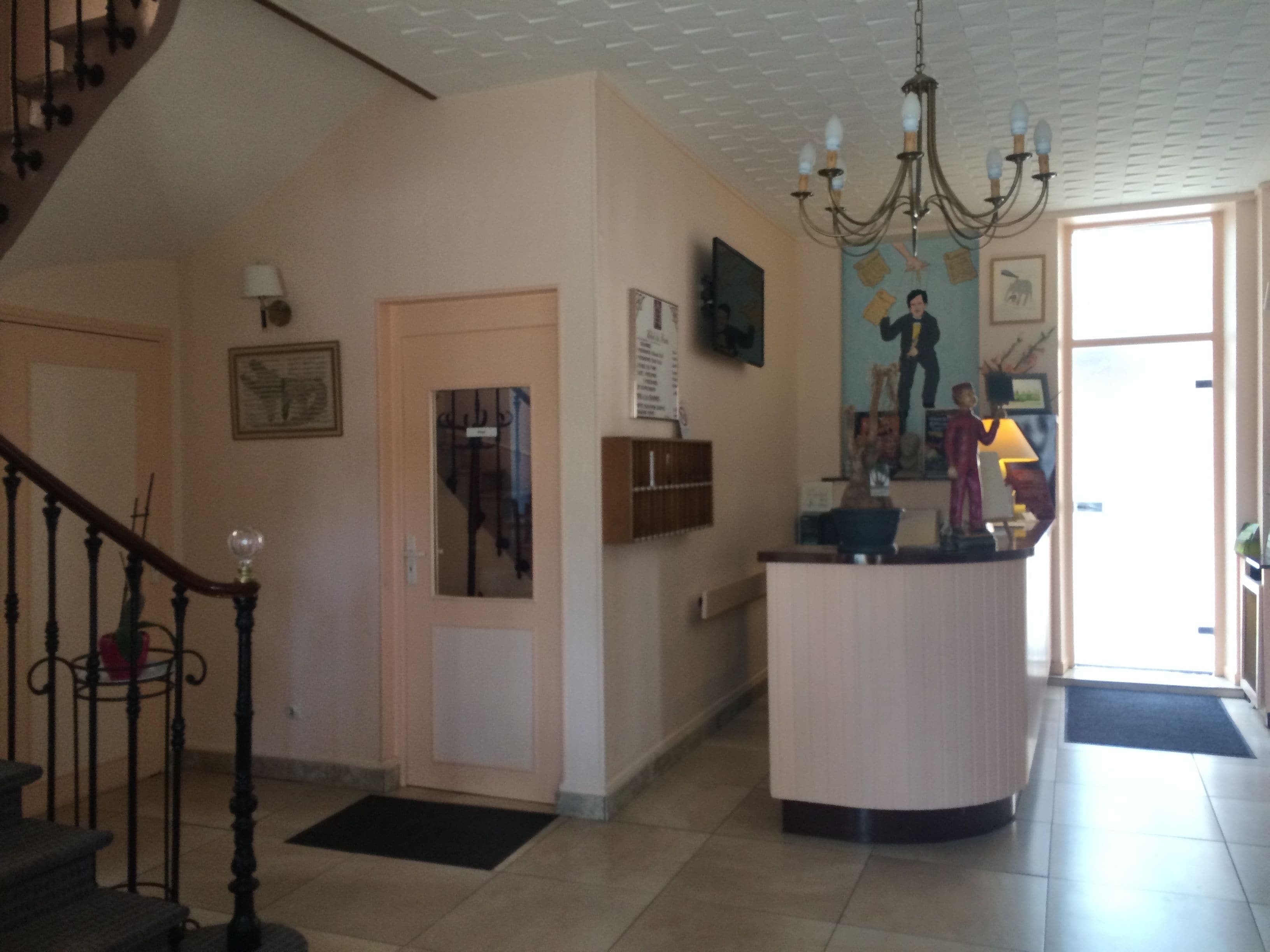 Interior entrance