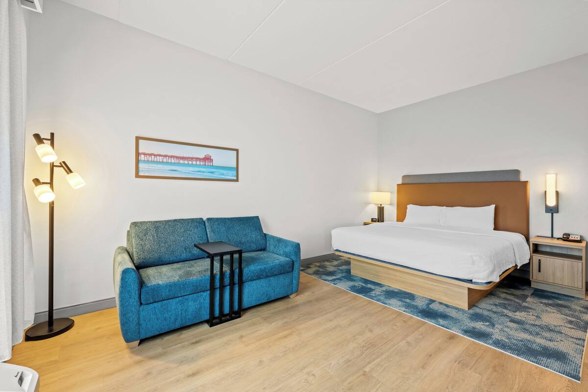 In-room safe, desk, blackout drapes, iron/ironing board