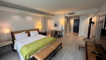 Superior tweepersoonskamer, 1 kingsize bed | Lakens van Egyptisch katoen, luxe beddengoed, donzen dekbedden