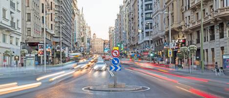 Blick von der Unterkunft