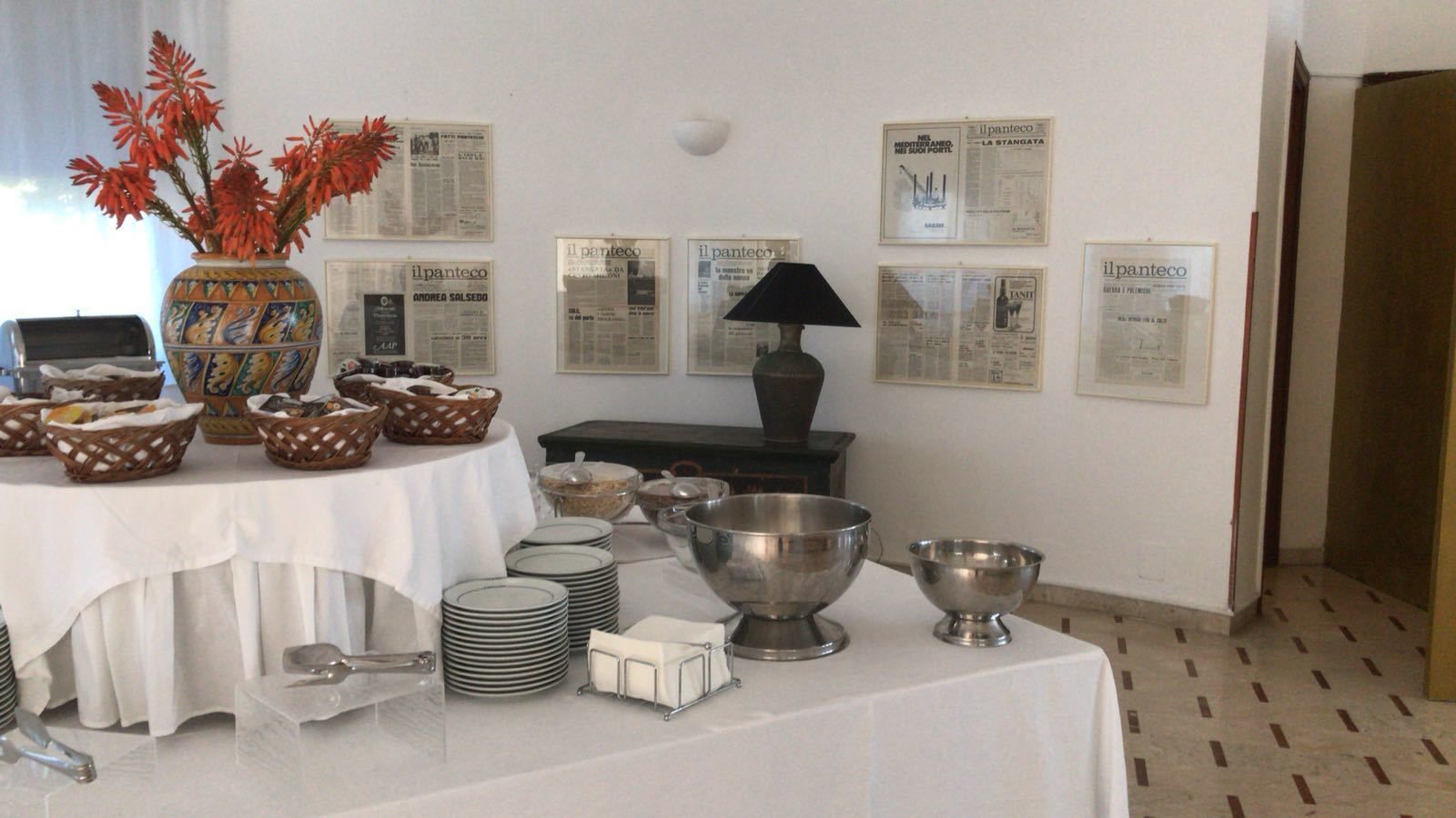 daily buffet breakfast (eur 8 per person)