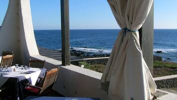 Blick auf den Strand