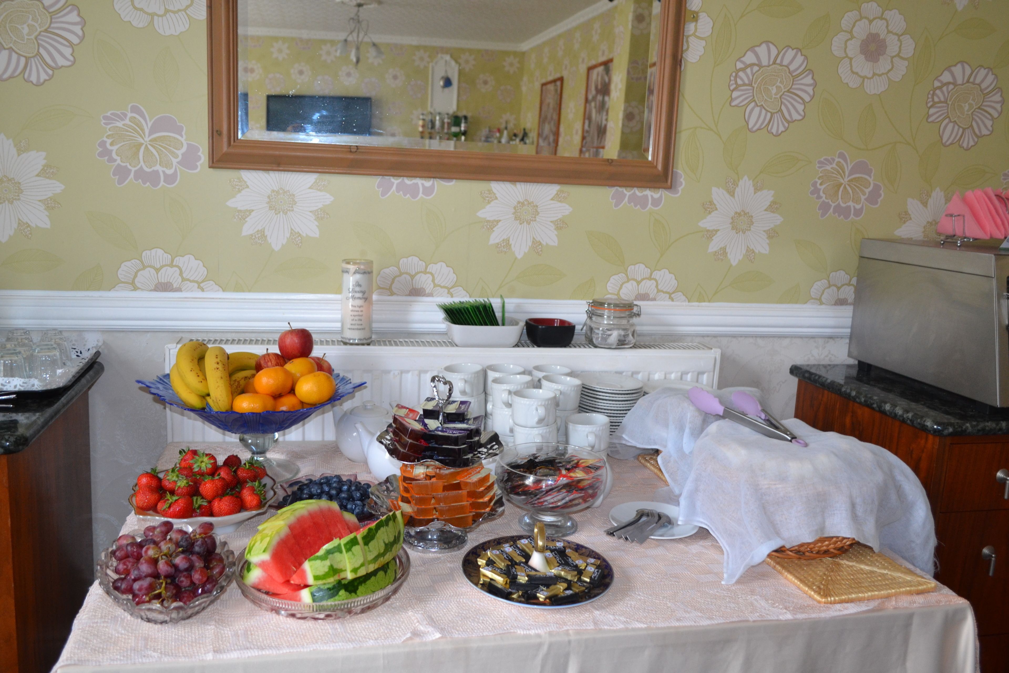 每日供應歐陸早餐 (每人 GBP5.00)