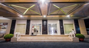 Front of property – evening/night