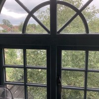 Blick von der Unterkunft