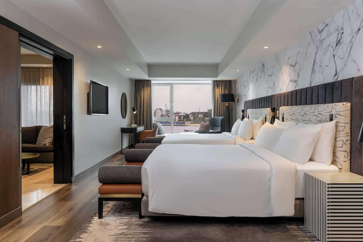 Suite, Balcony, Lagoon View (Lounge Access) | Premium bedding, down comforters, memory foam beds, minibar