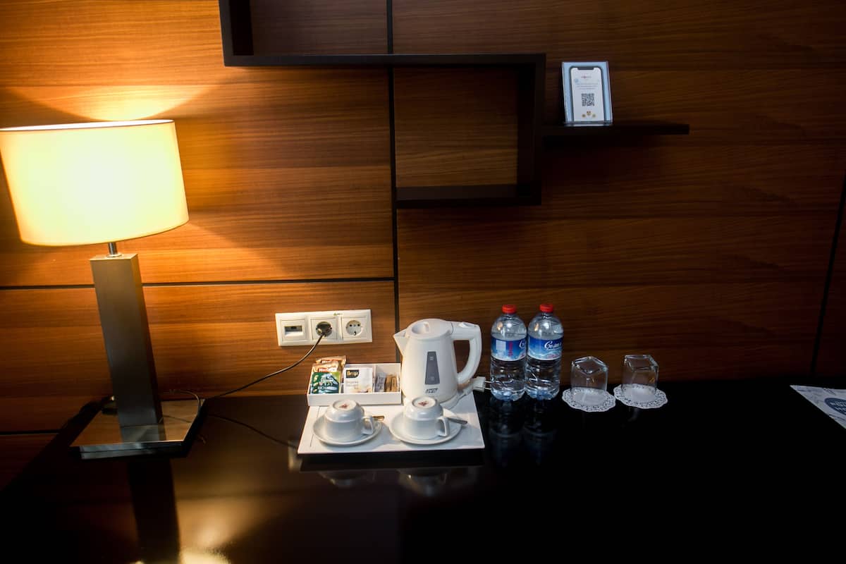 Hypo-allergenic bedding available, minibar, in-room safe, desk