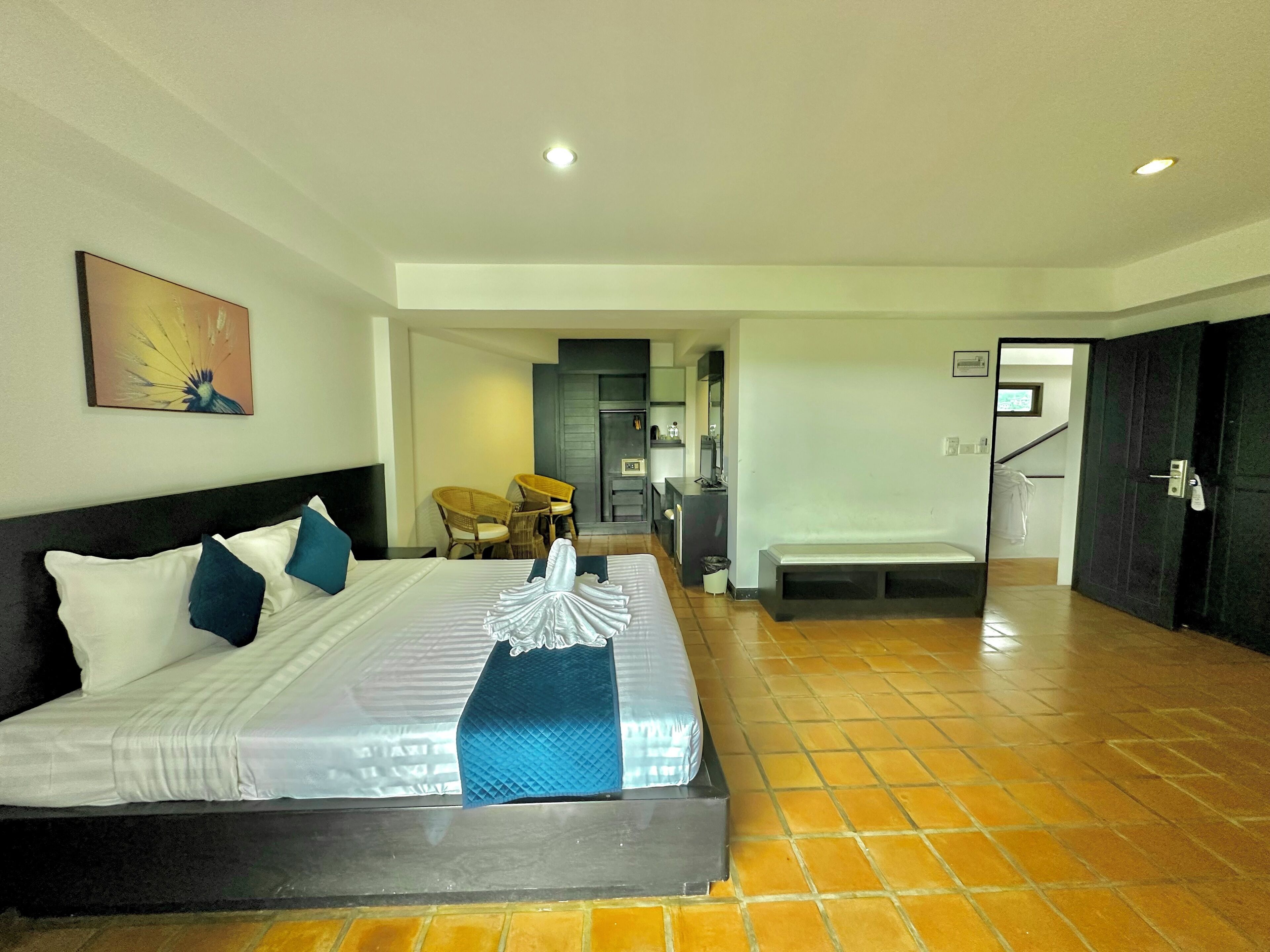 Superior Quadruple Room | Premium bedding, minibar, in-room safe, individually decorated