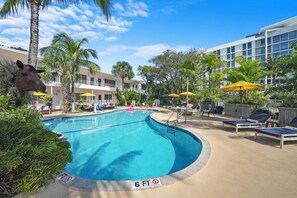 Pool View One Bedroom Queen Suite | View from room