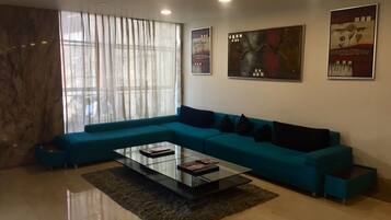 Sala de estar en el lobby