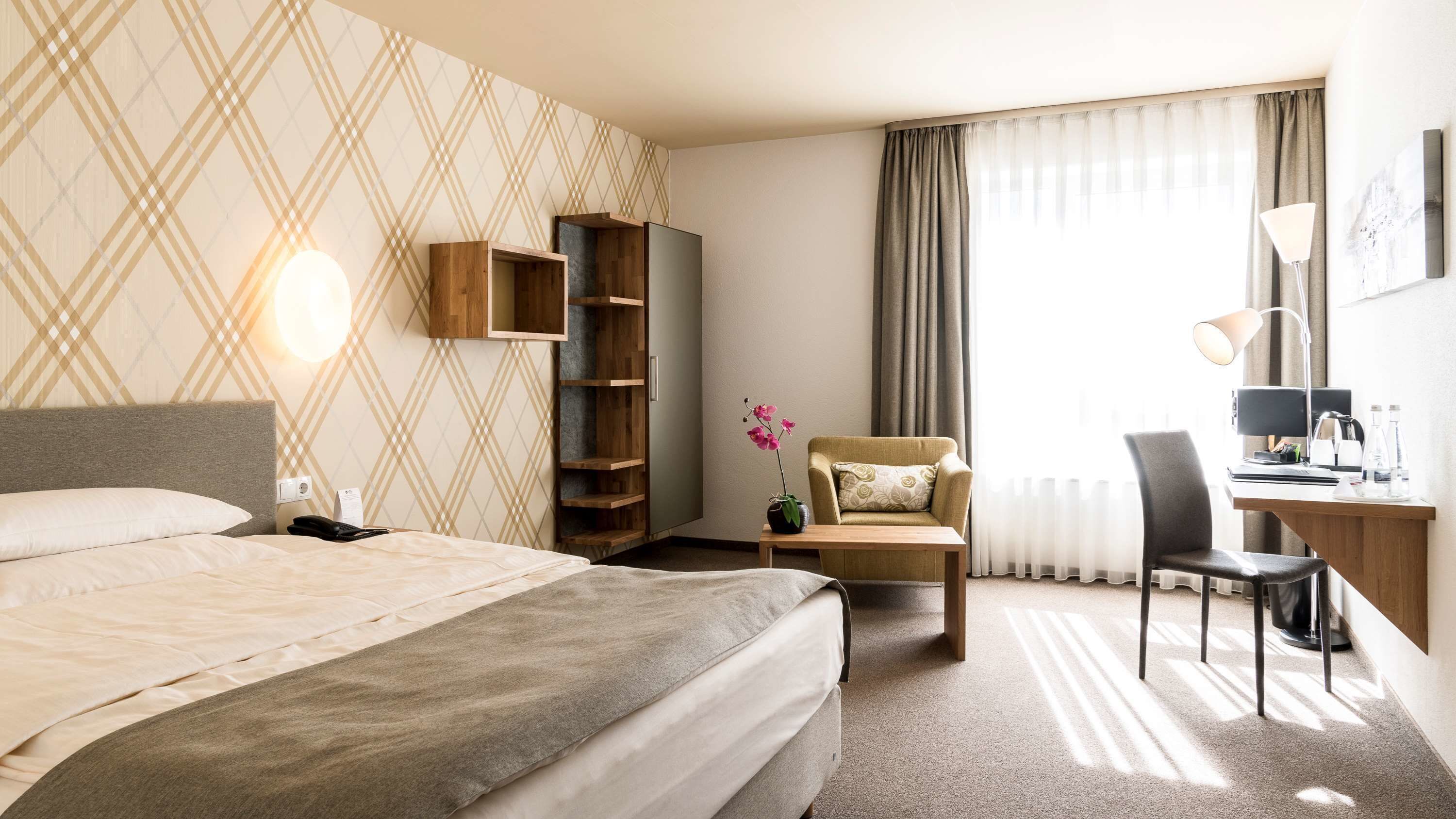 In-room safe, individually decorated, desk, laptop workspace