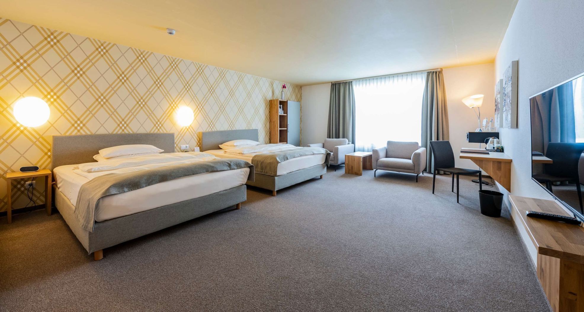 In-room safe, individually decorated, desk, laptop workspace