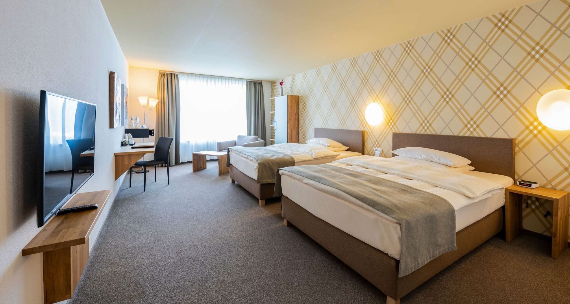 In-room safe, individually decorated, desk, laptop workspace