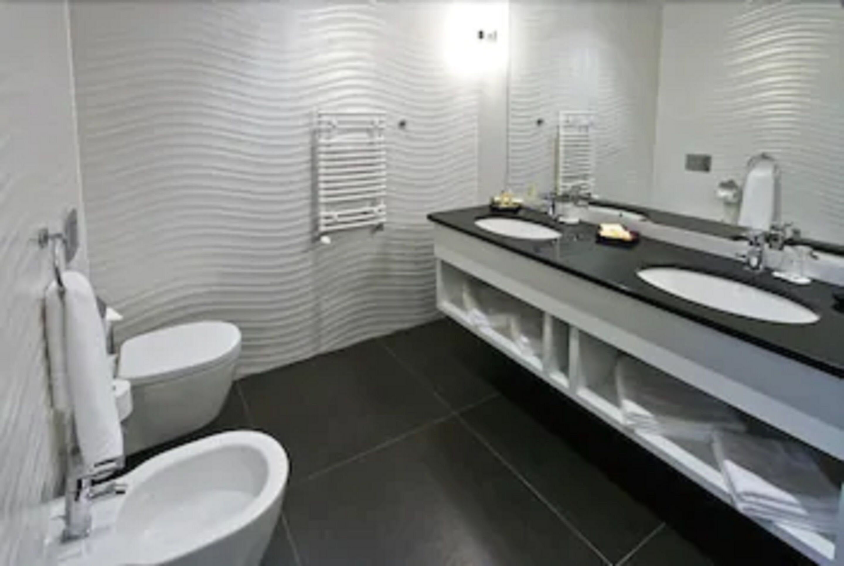 free toiletries, hair dryer, towels, soap