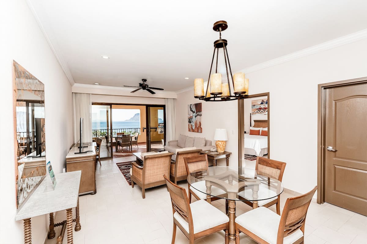 One-Bedroom Ocean View | Premium bedding, down comforters, in-room safe, desk
