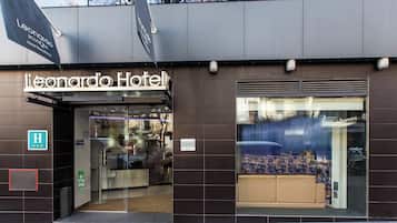 Entrada al alojamiento