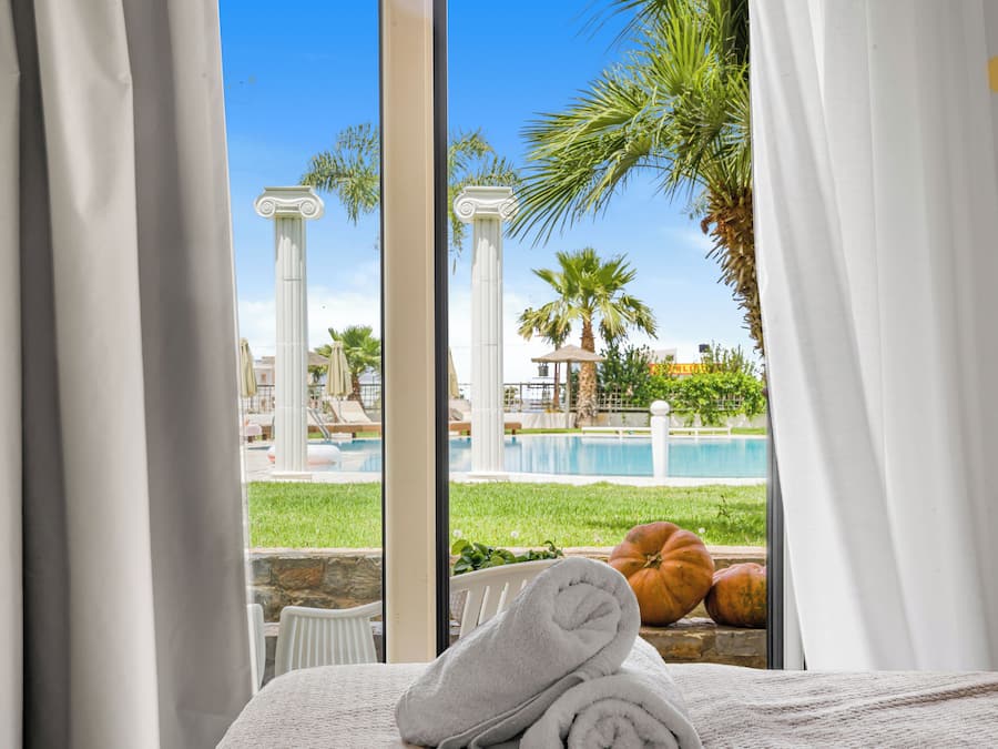 Apartamento superior, 2 quartos | Vista do quarto