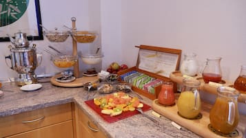 Daily buffet breakfast (EUR 10 per person)
