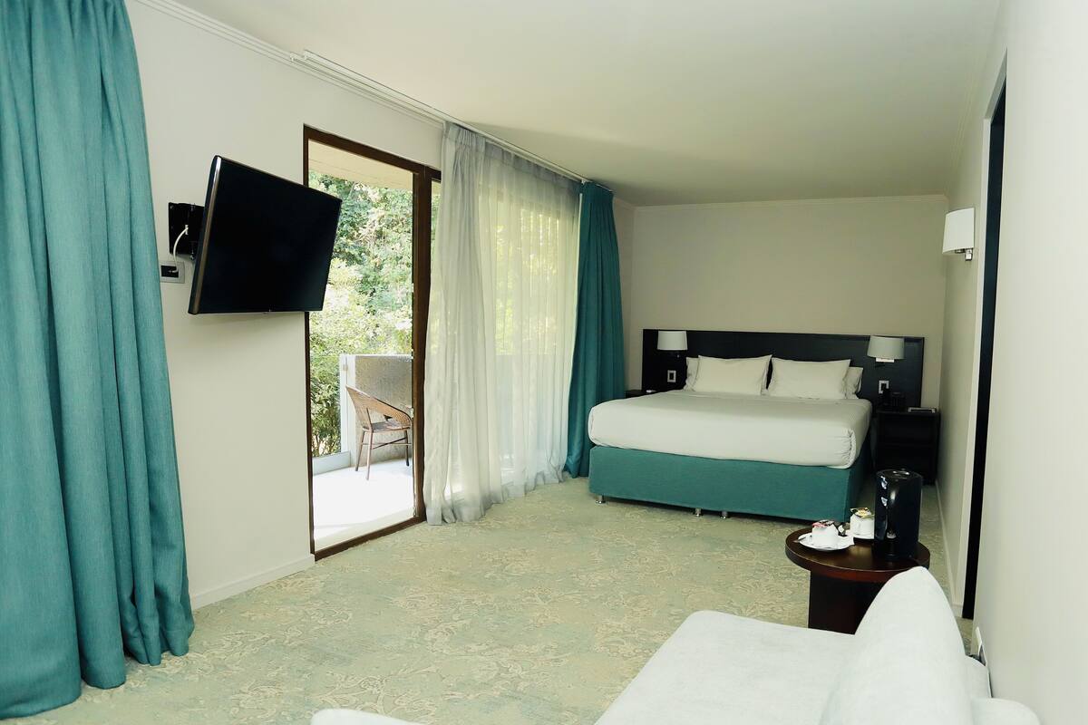 Deluxe Studio Suite, 1 King Bed, Terrace | Premium bedding, minibar, in-room safe, blackout curtains