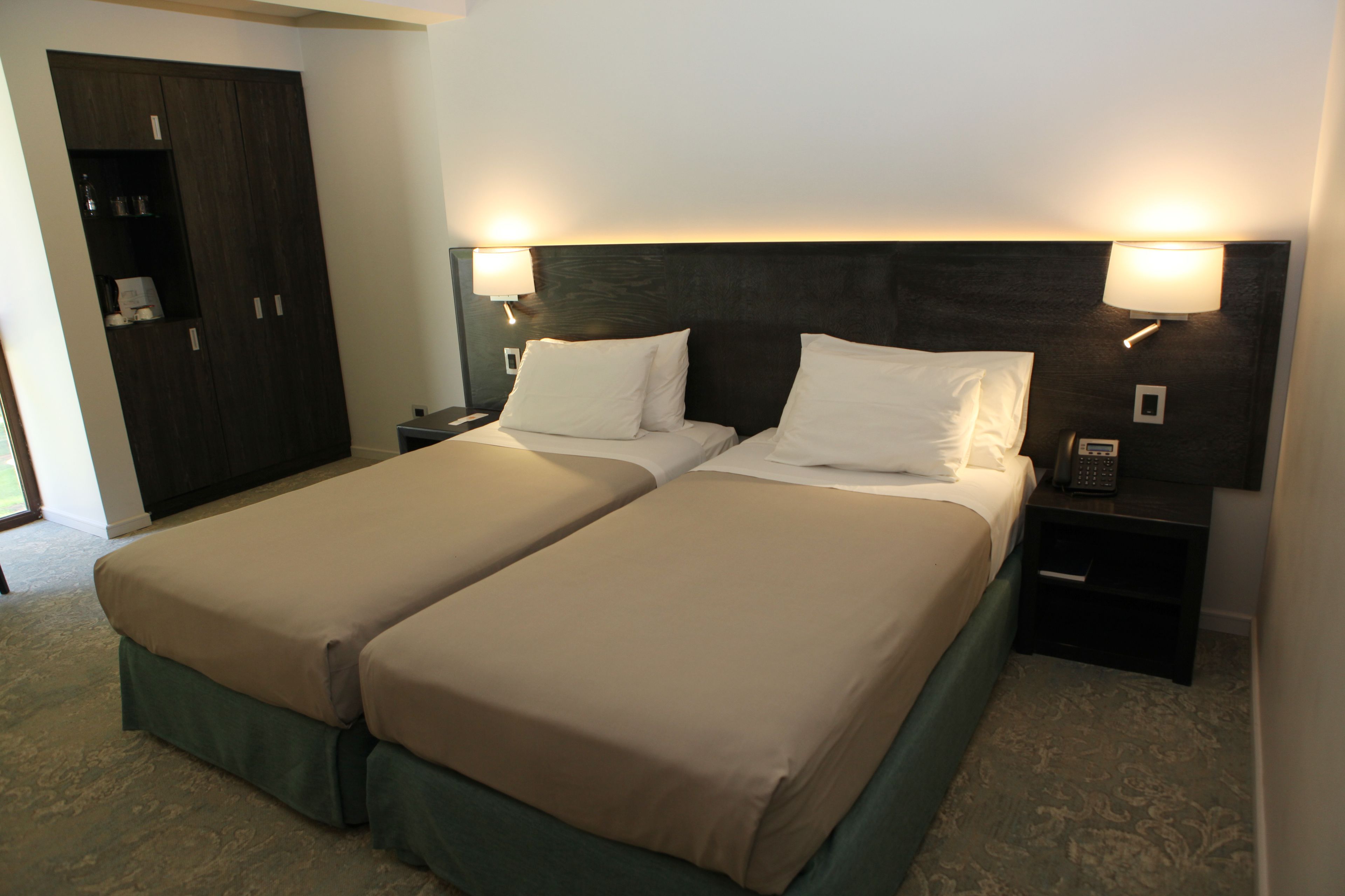 superior double room, 2 single beds | premium bedding, minibar, in-room safe, blackout curtains