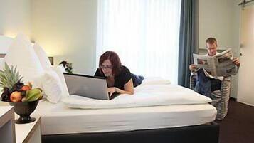 In-room safe, iron/ironing board, cribs/infant beds, rollaway beds