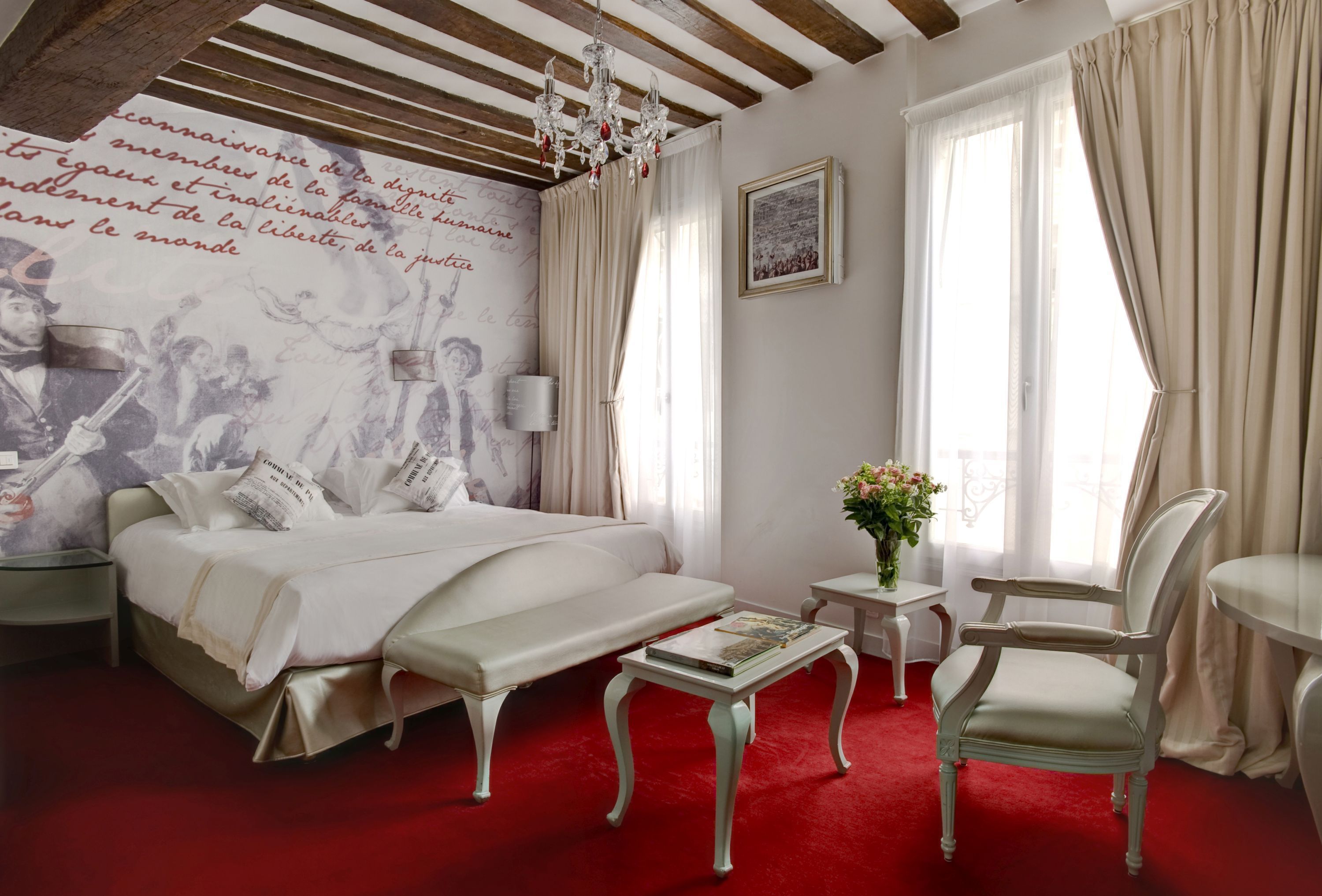 deluxe double room, 1 bedroom, non smoking | premium bedding, minibar, in-room safe, individually decorated