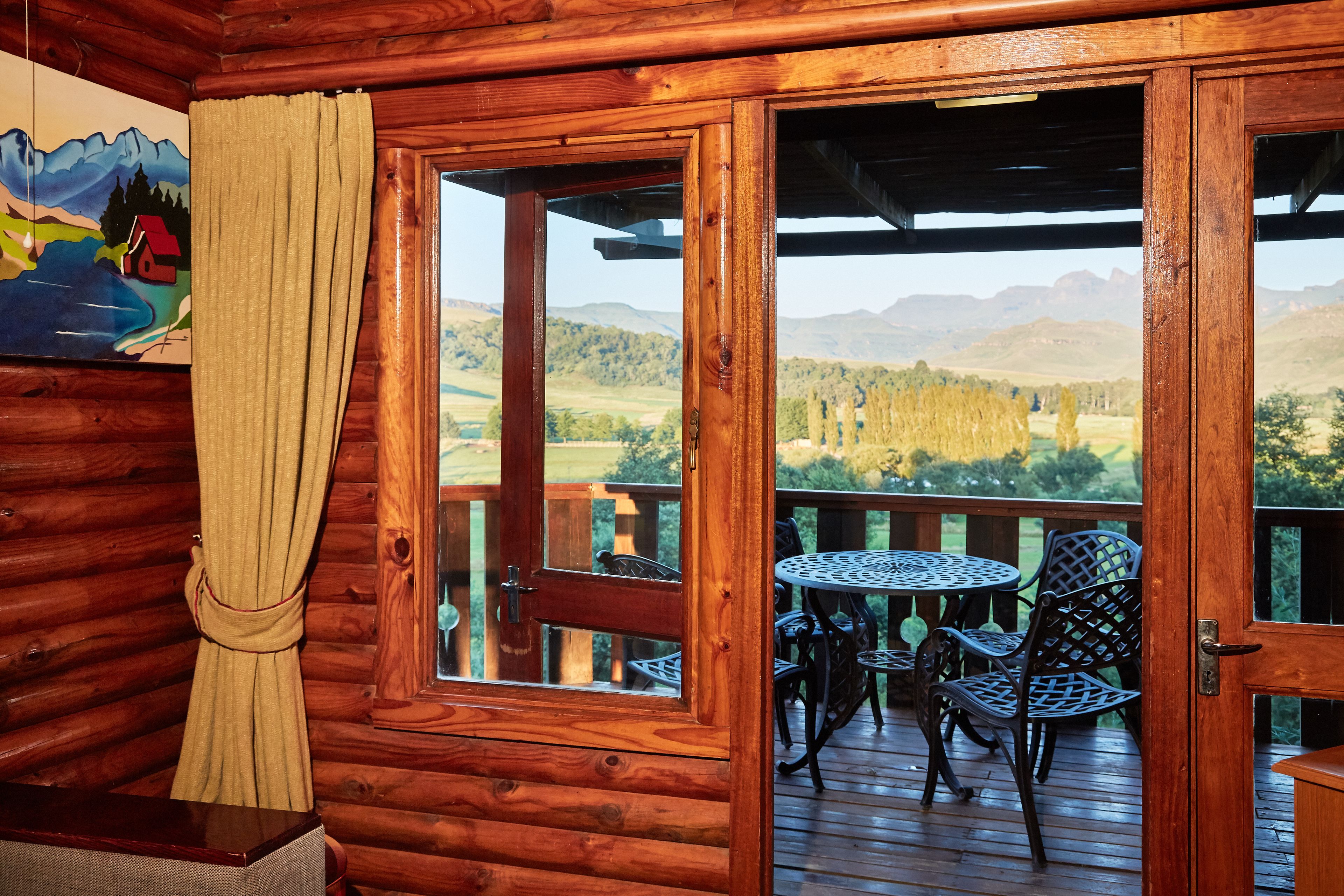 1 bedroom log cabin | terrace/patio