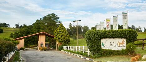 Majoituspaikan sisäänkäynti