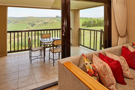 Vista desde la habitación. First Group Midlands Saddle and Trout