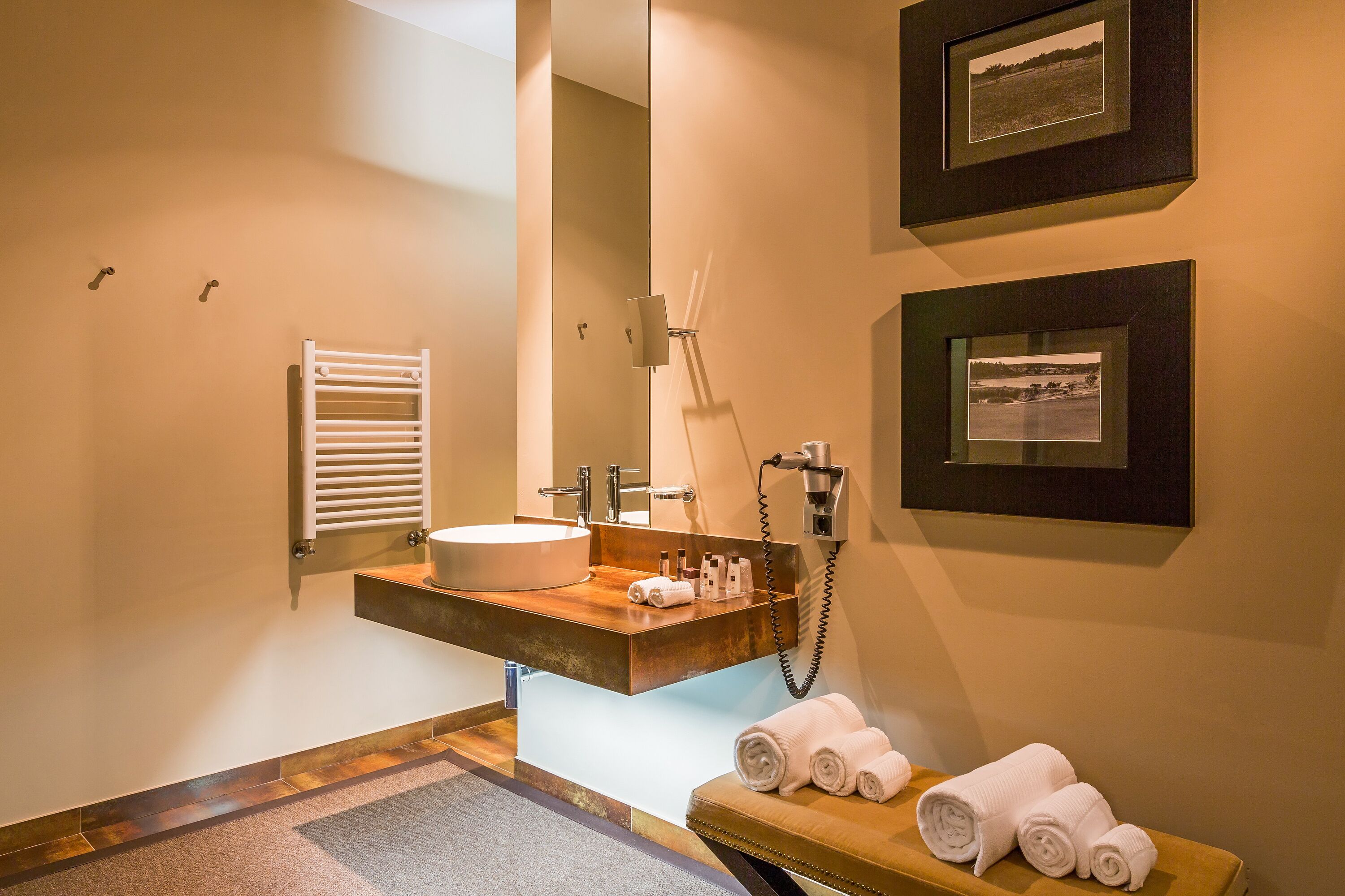 shower, rainfall showerhead, free toiletries, hair dryer