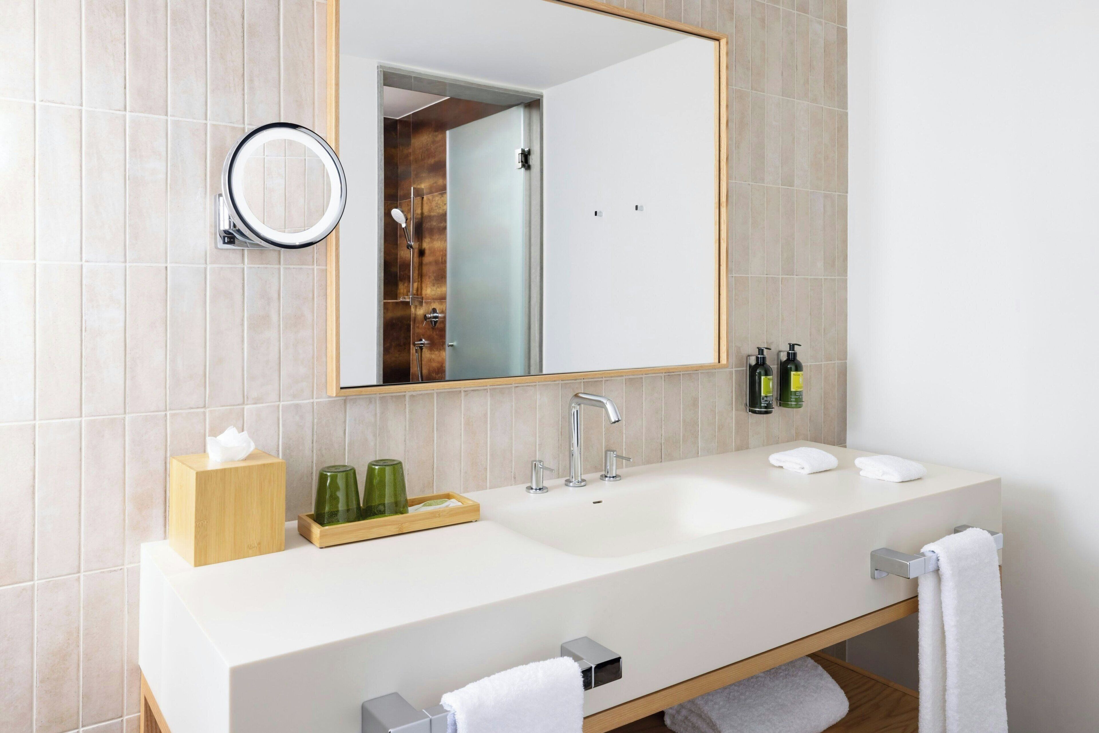 shower, free toiletries, hair dryer, bathrobes