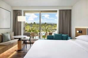 Deluxe Room, 1 King Bed, Non Smoking, Sea View (Balcony) | Pool | 4 outdoor pools, sun loungers