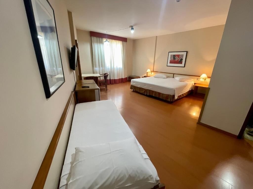 executive double room | 1 bedroom, minibar, in-room safe, desk