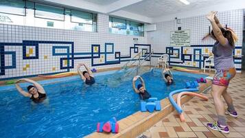 Indoor pool, outdoor pool