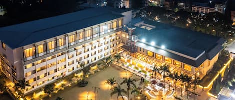 Front of property - evening/night