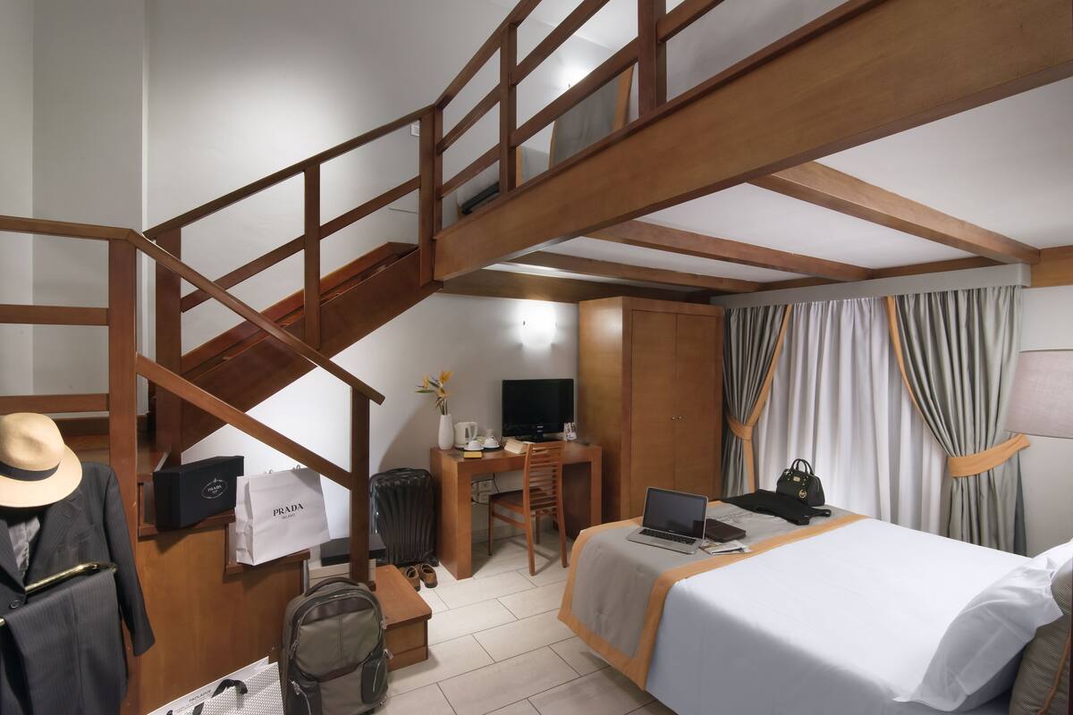 Kamar Keluarga, gedung tambahan | Seprai katun Mesir, seprai premium, isi minibar gratis, dan brankas