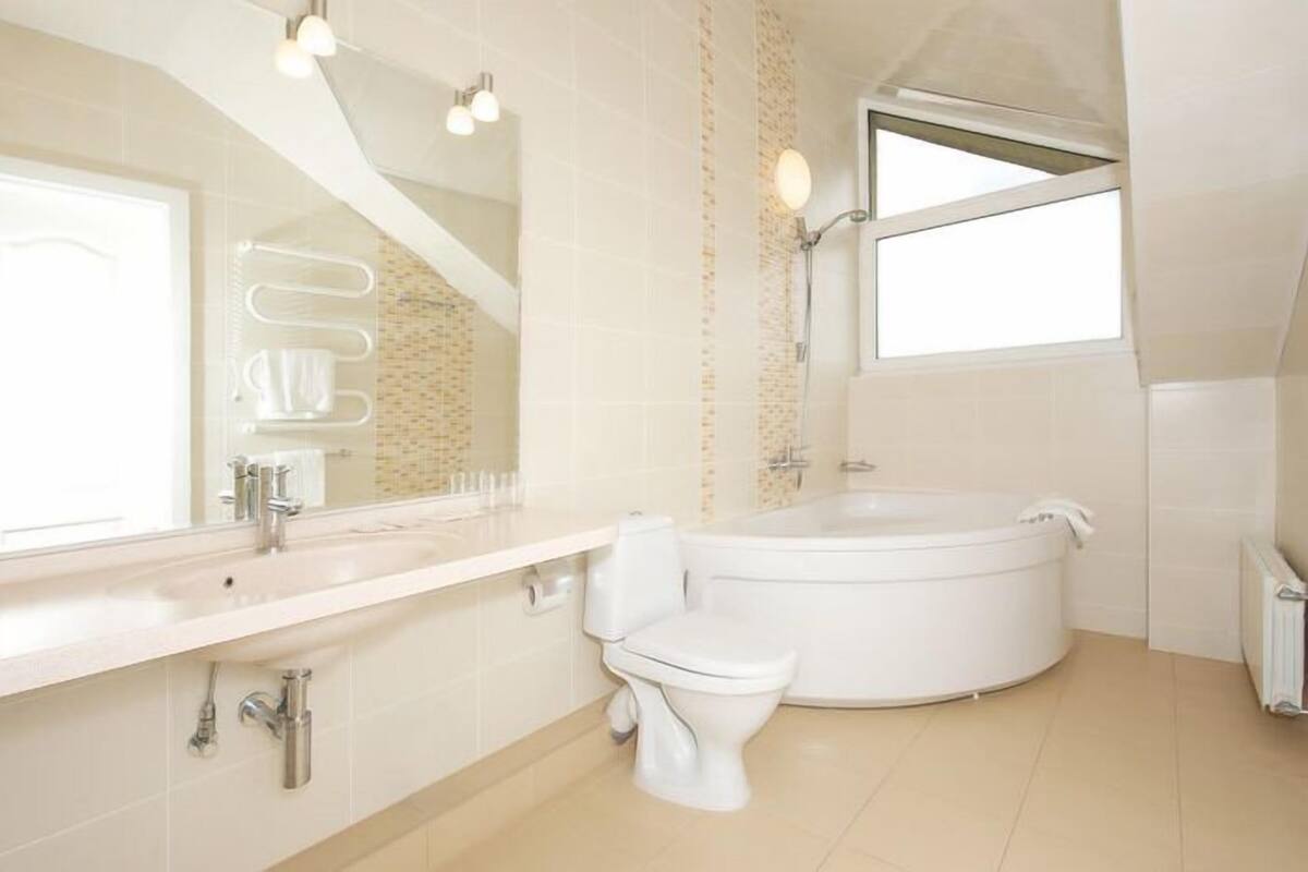 Apartment, 1 Schlafzimmer | Badezimmer | Dusche, kostenlose Toilettenartikel, Haartrockner, Handtücher