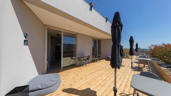 Terrasse sur le toit