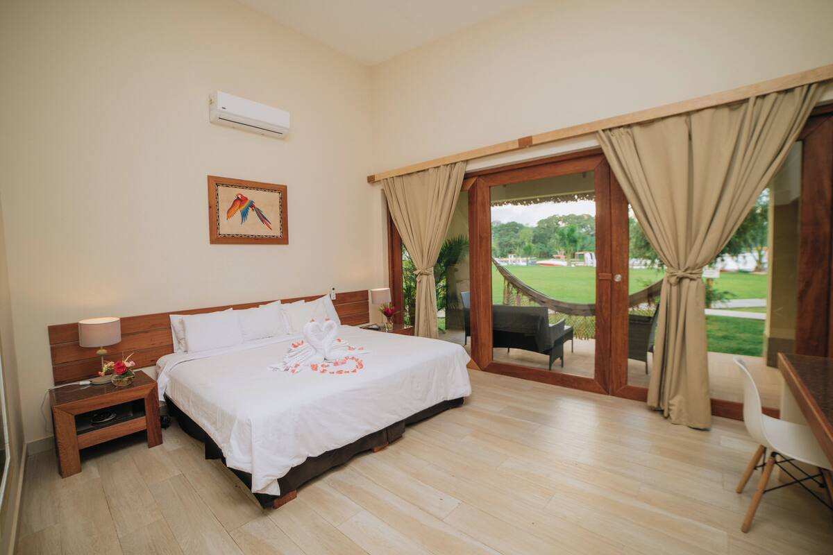 Junior Double Room, Lake View | Premium bedding, laptop workspace, blackout curtains, bed sheets