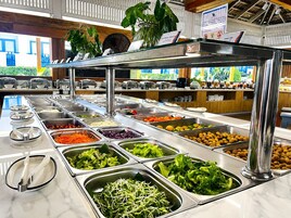 Daily buffet breakfast for a fee